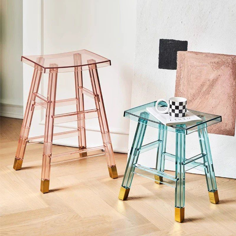 ASORN Modern Acrylic Bar Stool - Radical Homes Singapore