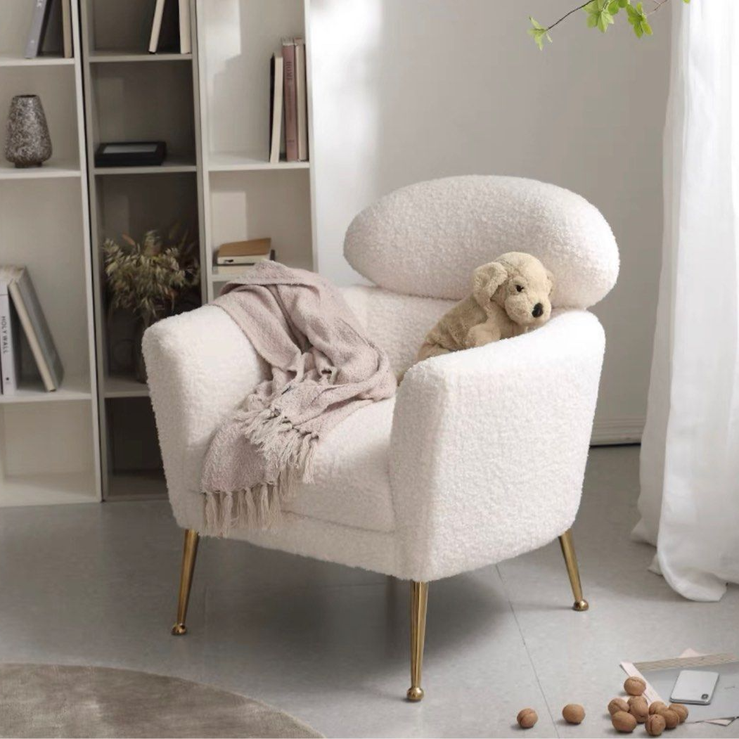 WYATT Modern Boucle Armchair - Radical Homes Singapore