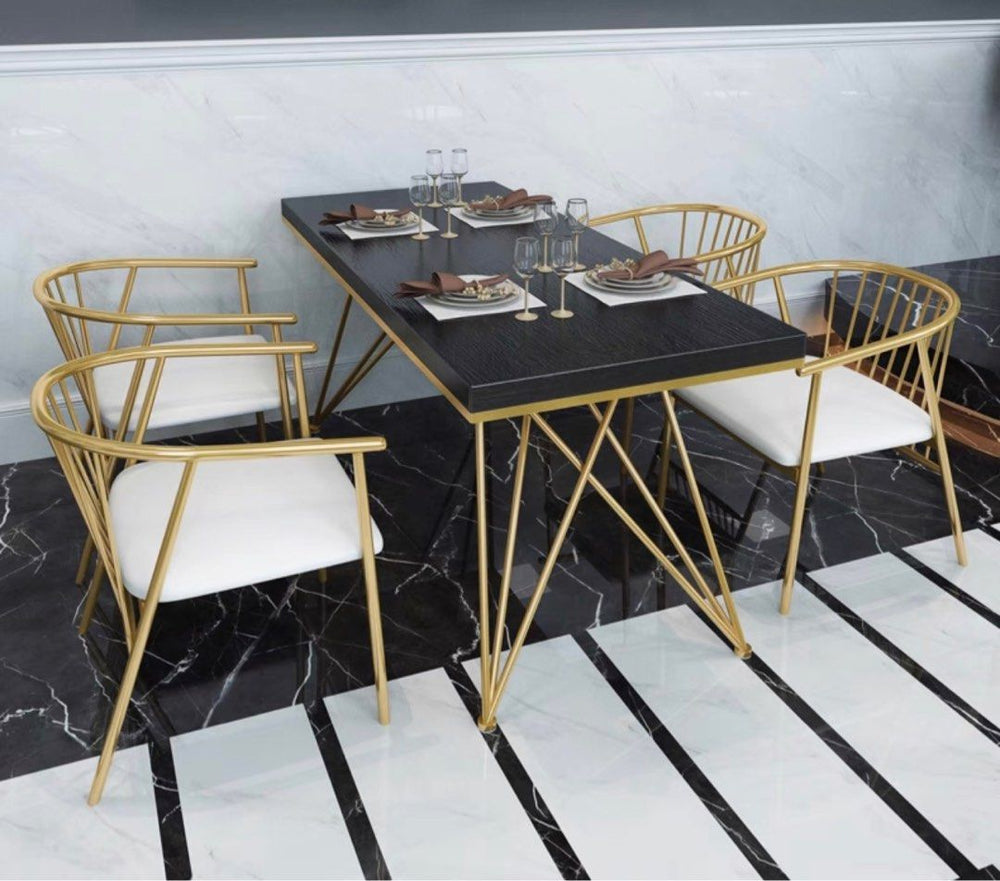 FALZON Modern Marble Dining Table & Chairs - Radical Homes Singapore