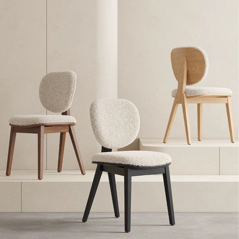 UJO Modern Boucle Dining Chair - Radical Homes Singapore