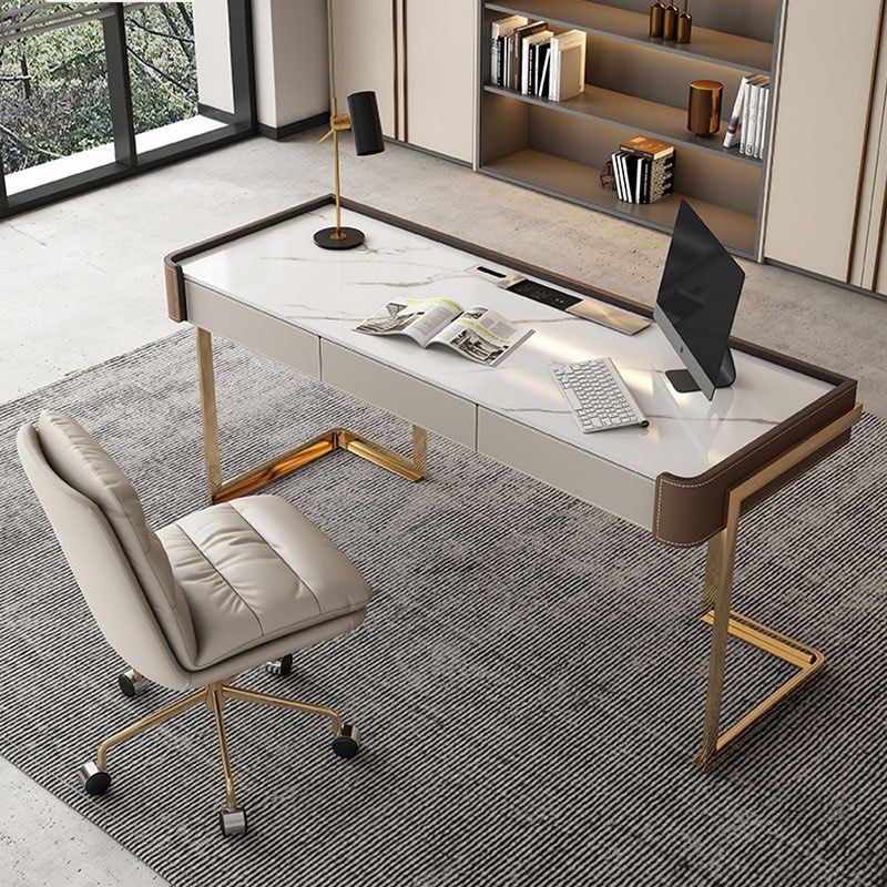 VANCE Sintered Stone Office Desk - Radical Homes Singapore