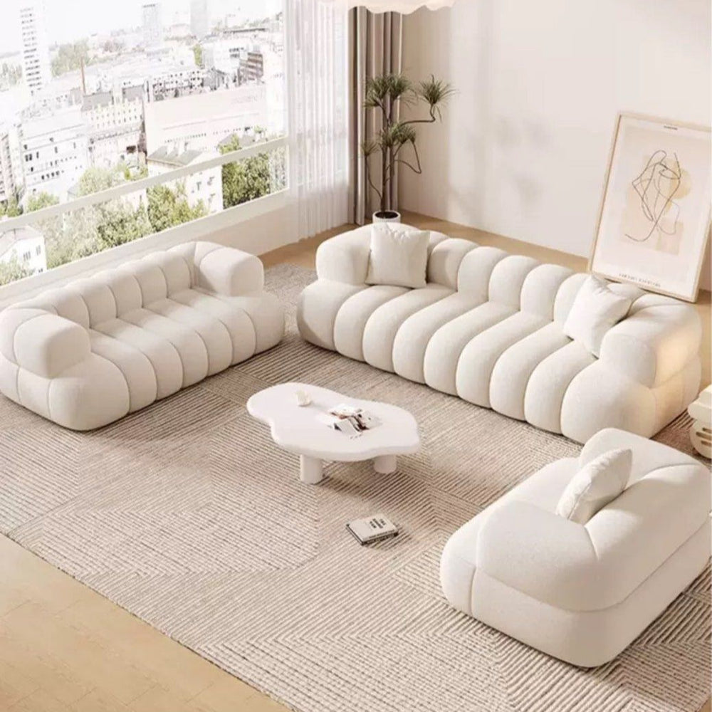 TOPIK Modern Boucle Sofa - Radical Homes Singapore
