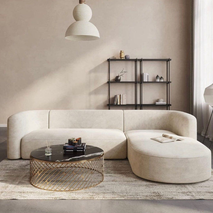 DAMPTON Modern Curve Sofa - Radical Homes Singapore