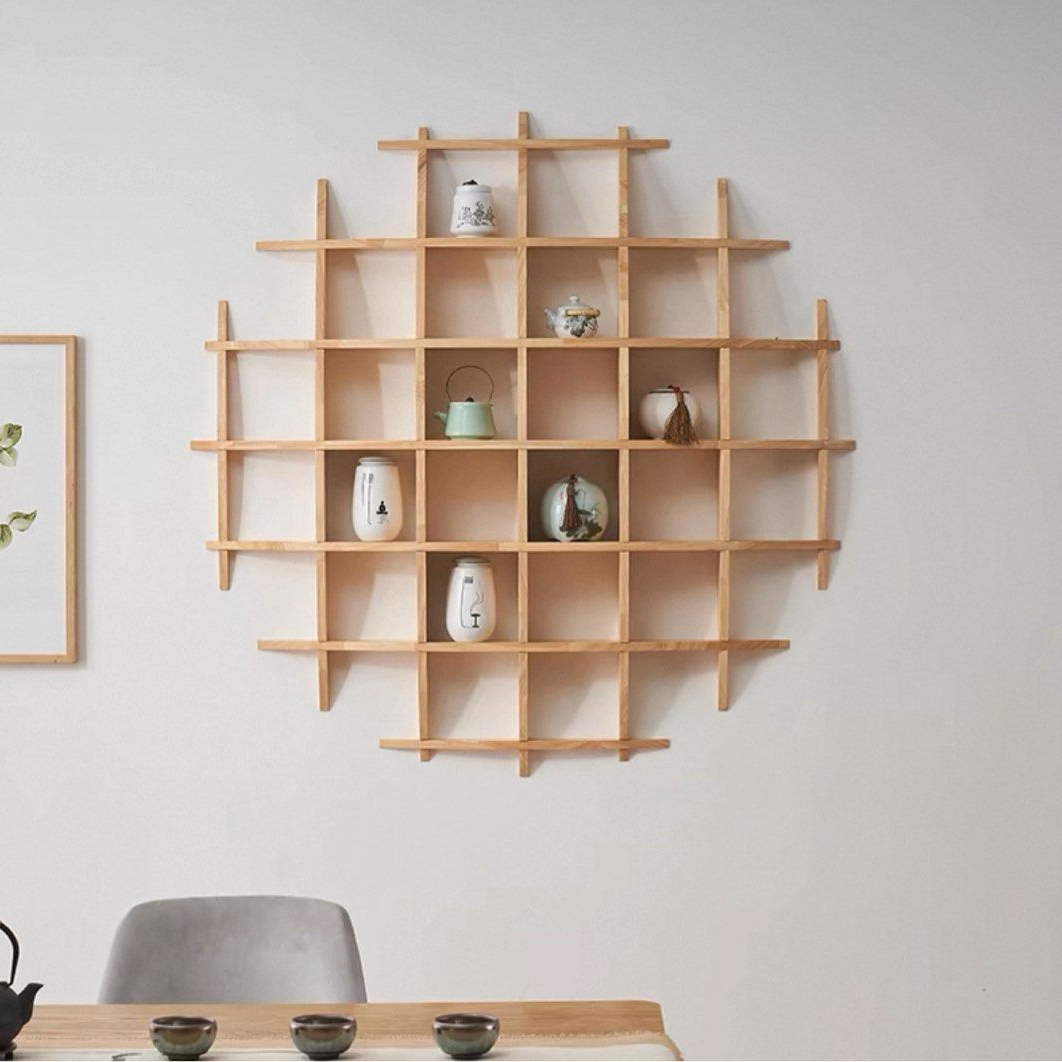 SHANS Sphere Waffle Wall Shelf - Radical Homes Singapore