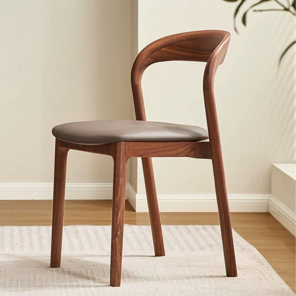 LEANN Modern Solid Wood Dining Chair - Radical Homes Singapore