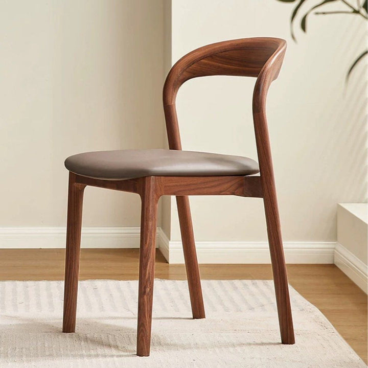 LEANN Modern Solid Wood Dining Chair - Radical Homes Singapore