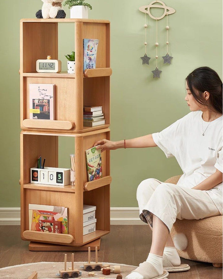 EILIEA Scandinavian Swivel Bookshelf - Radical Homes Singapore