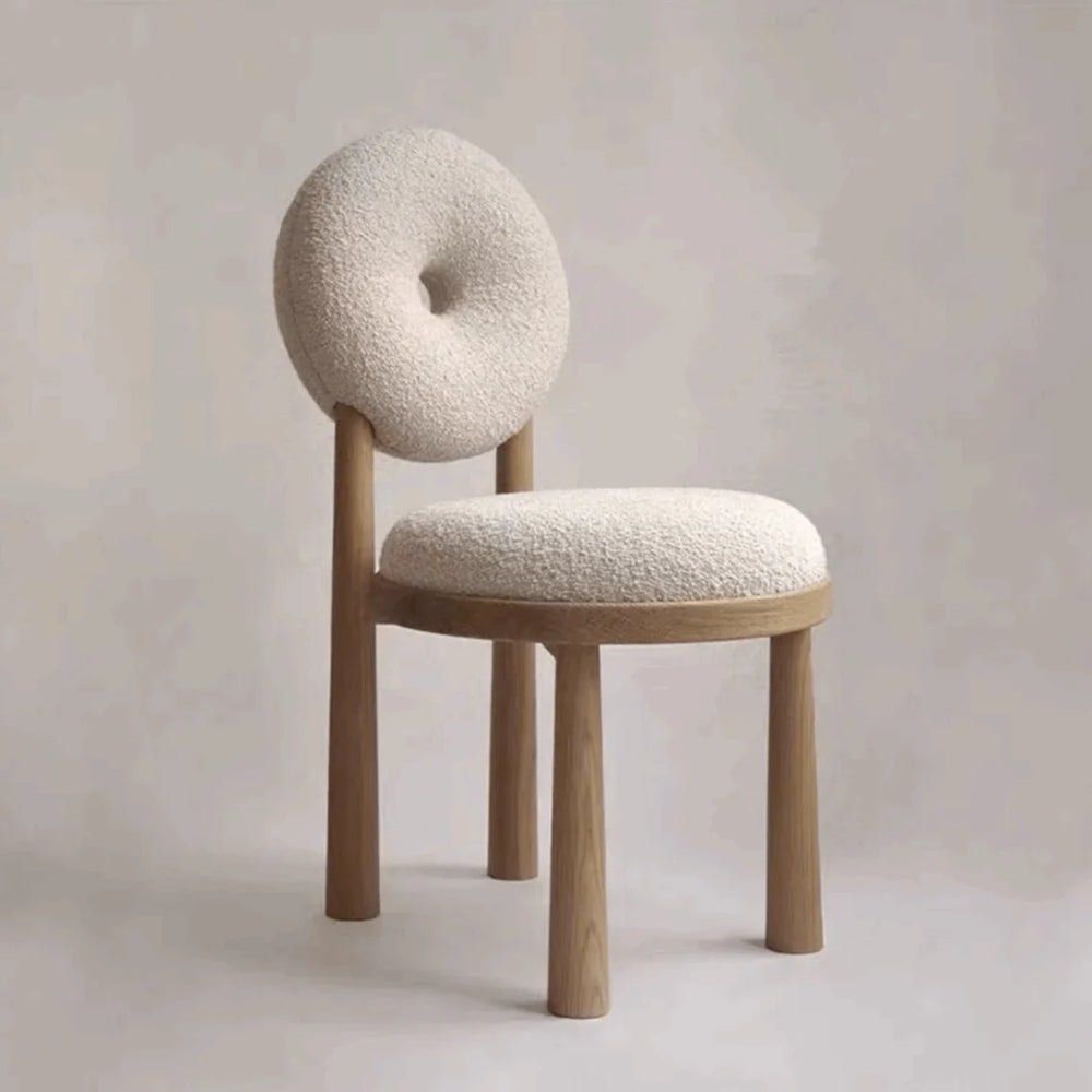 JULIEN Modern Boucle Dining Chair - Radical Homes Singapore