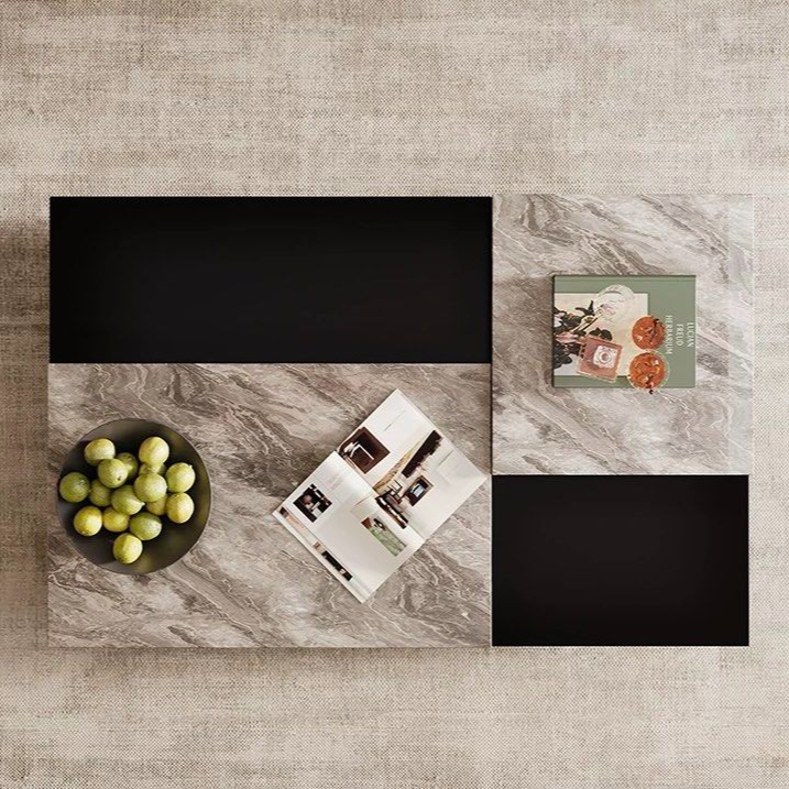 TRISTOA Modern Sintered Stone Coffee Table - Radical Homes Singapore