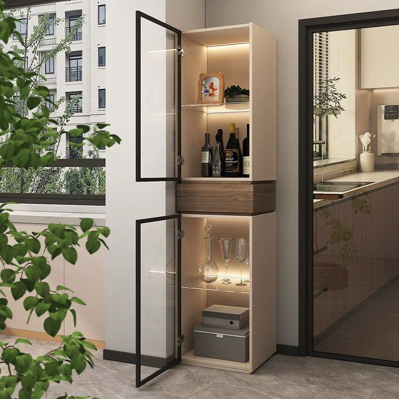 HORTON Modern Wine Display Cabinet - Radical Homes Singapore