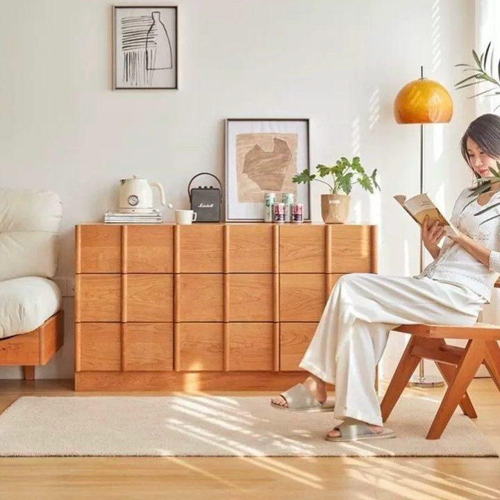 HEWN Modern Solid Wood Chest Of Drawers - Cassa Haus Singapore