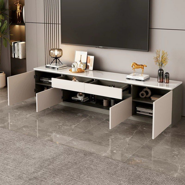 PARKE Modern Sintered Stone TV Console - Radical Homes Singapore