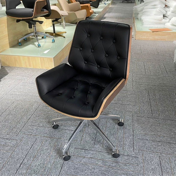 TARVO Modern Leather Office Chair - Cassa Haus Singapore