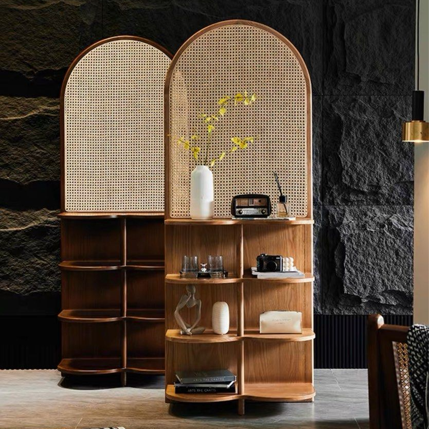ARVE Modern Rattan Display Shelf - Radical Homes Singapore