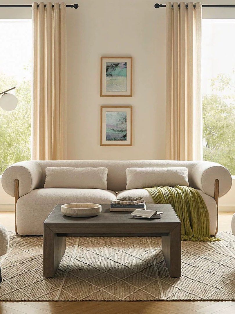 GEANO Japandi Boucle Sofa - Radical Homes Singapore
