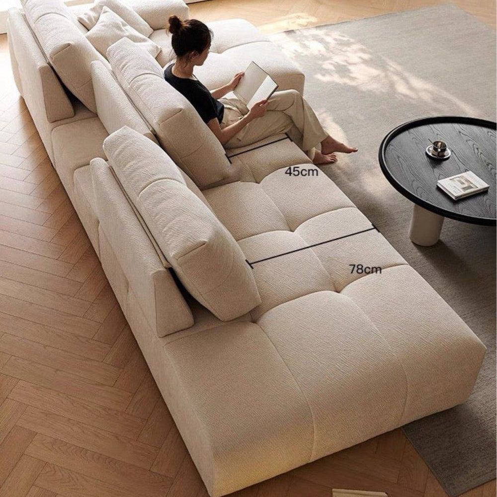 ALESO Scratch Resistant Backrest Slider Sofa - Radical Homes Singapore