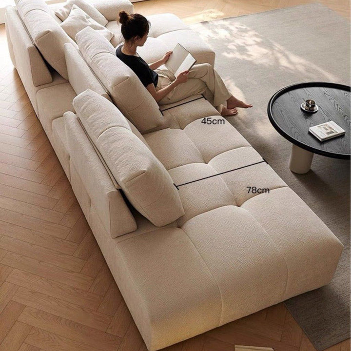 ALESO Scratch Resistant Backrest Slider Sofa - Radical Homes Singapore