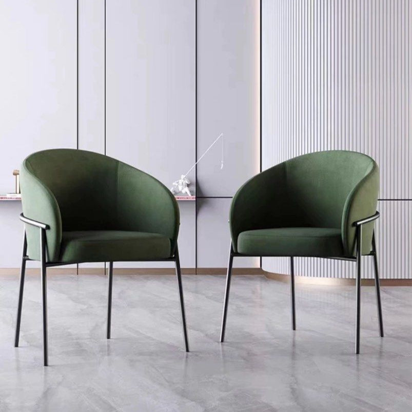 LUCENTE Modern Velvet Dining Chair - Radical Homes Singapore