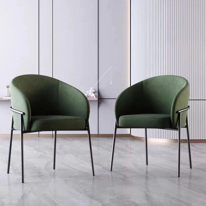 LUCENTE Modern Velvet Dining Chair - Radical Homes Singapore