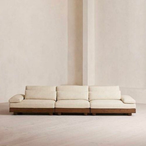 TRIUM Modern Textured Linen Sofa - Radical Homes Singapore