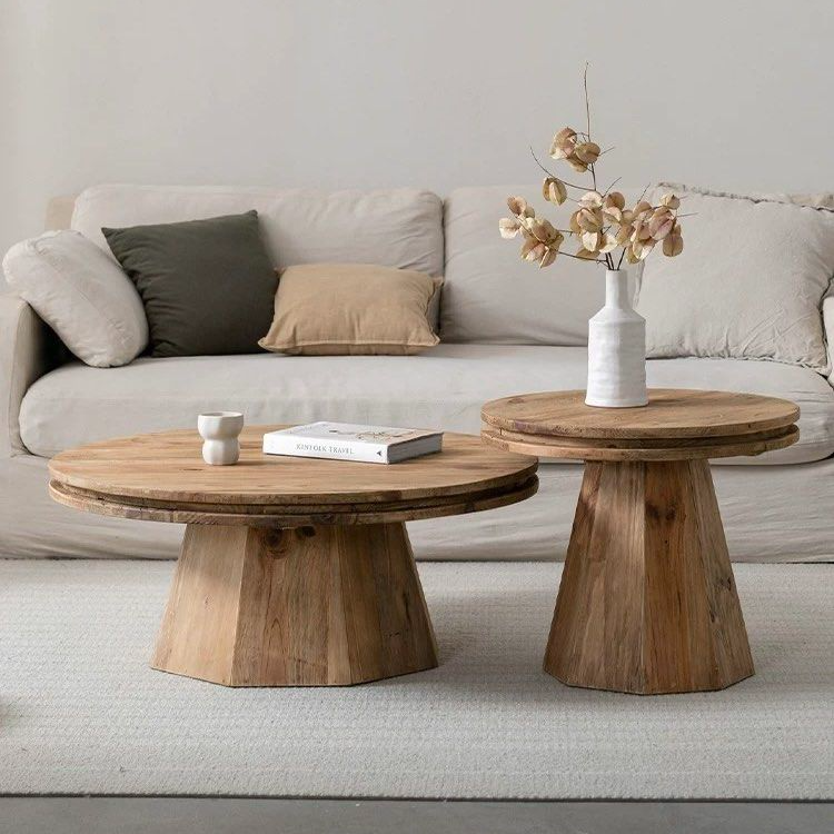ARLOVSKI Vintage Solid Wood Coffee Table - Radical Homes Singapore