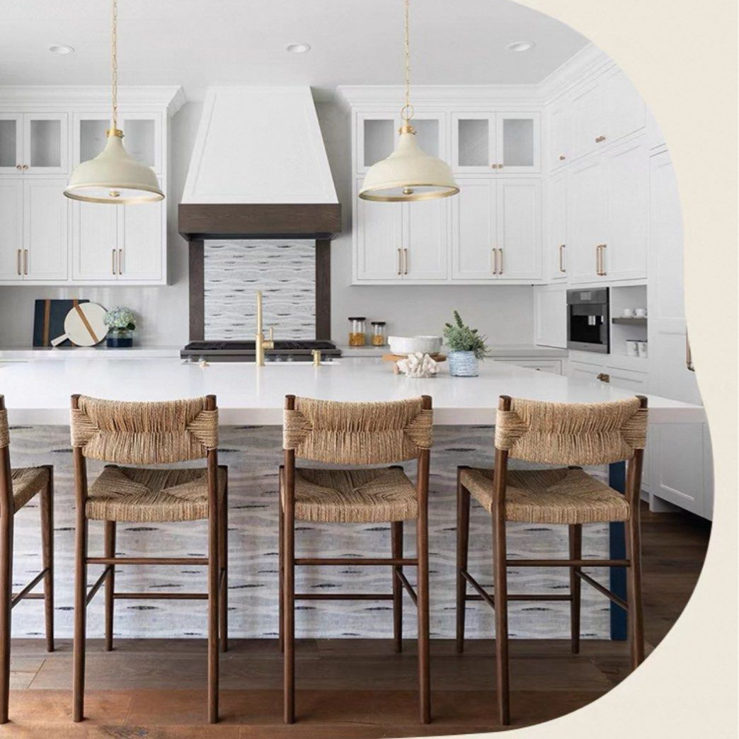 KEVAE Rustic Rattan Bar Stool - Radical Homes Singapore