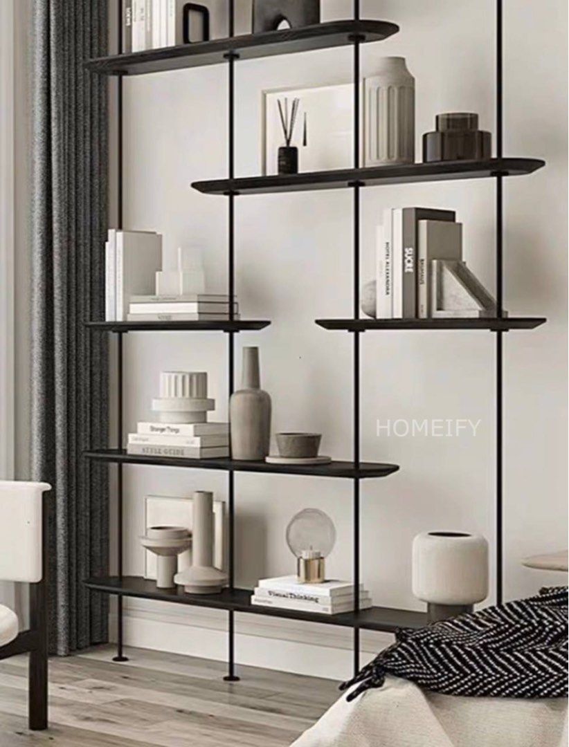 SABELLY Modern Full Length Wall Shelf - Radical Homes Singapore