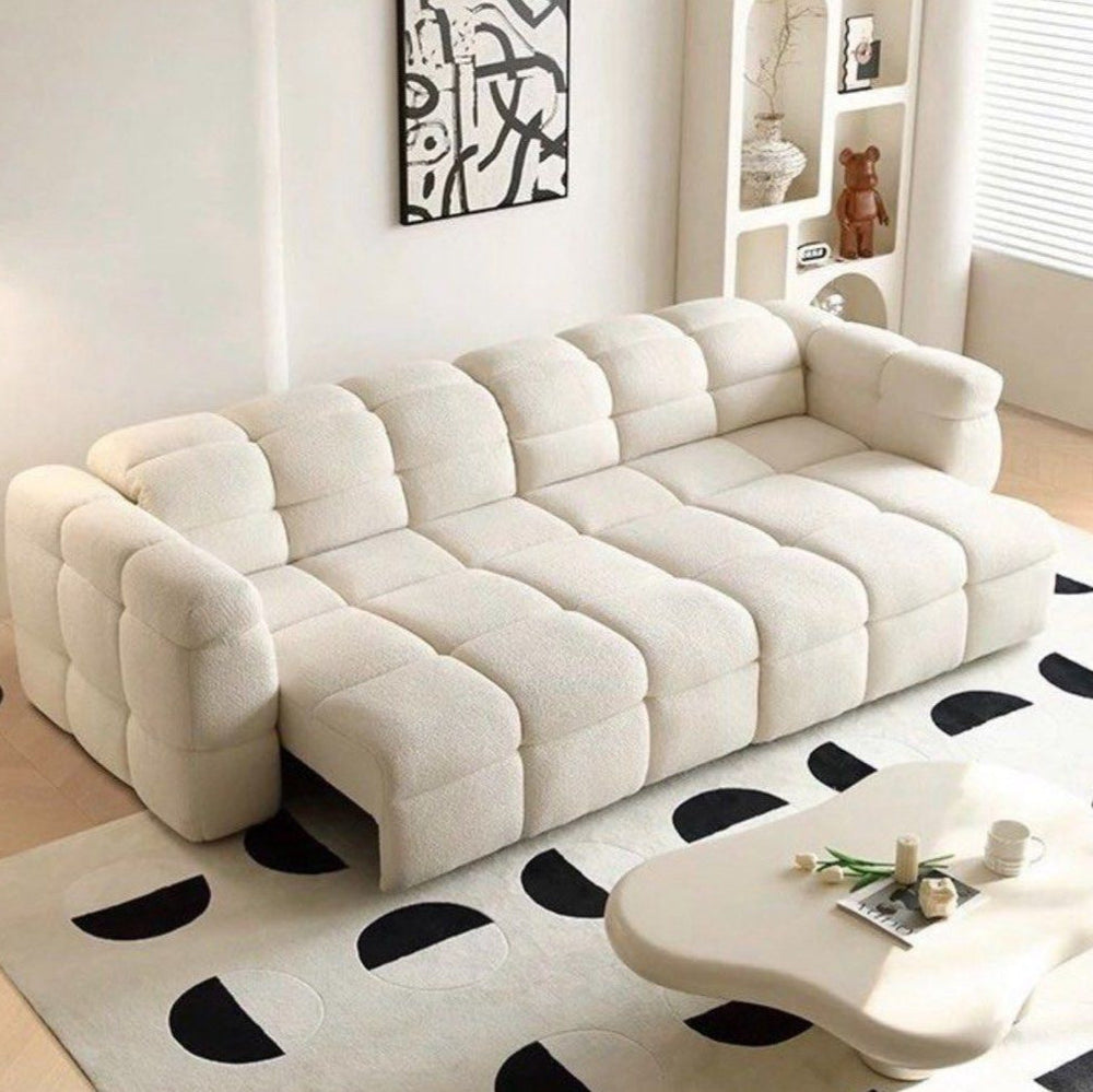 KELS Modern Electric Motorised Boucle Sofa - Radical Homes Singapore