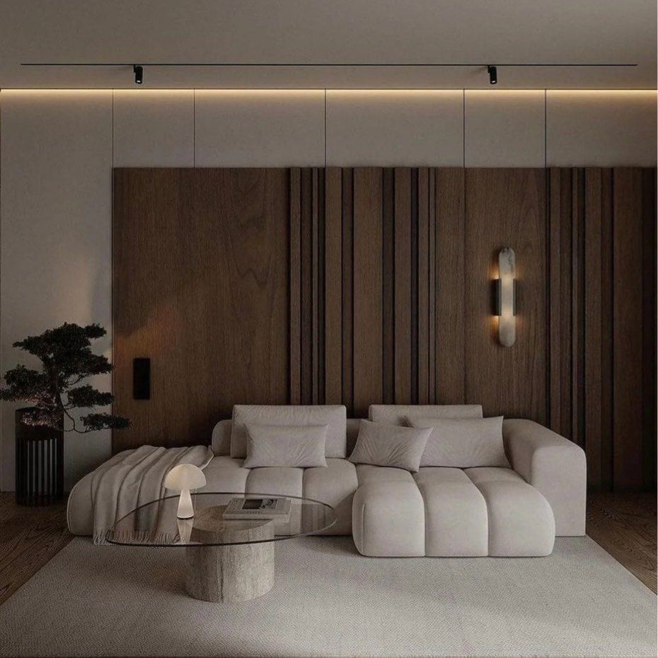 ATON Modern Scratch Resistant Side Chaise Sofa - Radical Homes Singapore