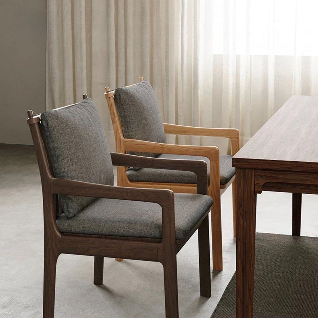 MAREIS Solid Wood Dining Armchair - Radical Homes Singapore