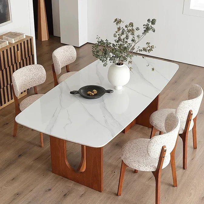 THEMIEN Modern Sintered Stone Dining Table - Radical Homes Singapore