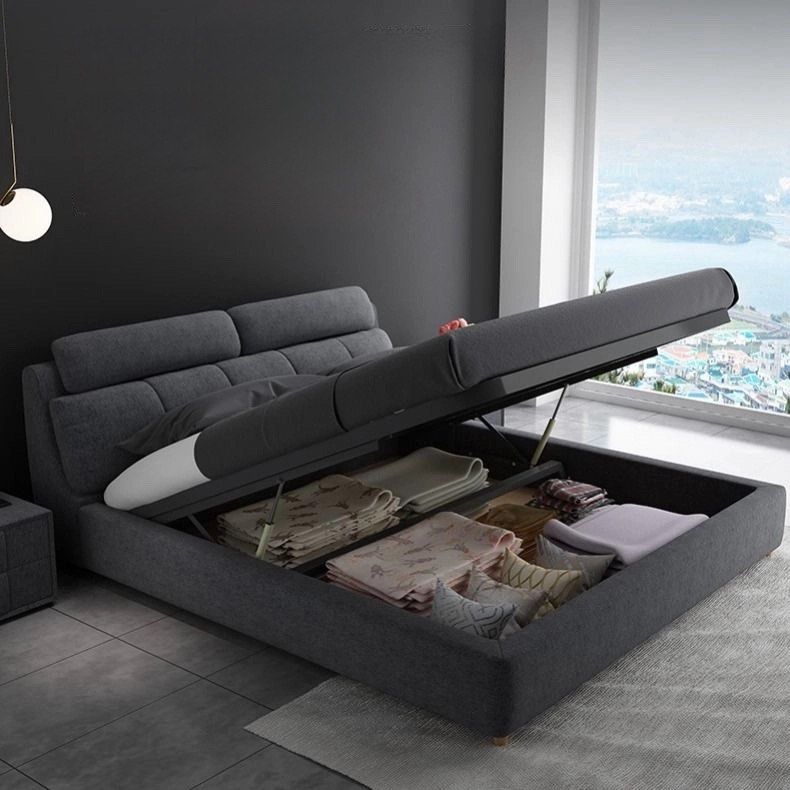 ALYSE Modern Fabric Bedframe - Radical Homes Singapore