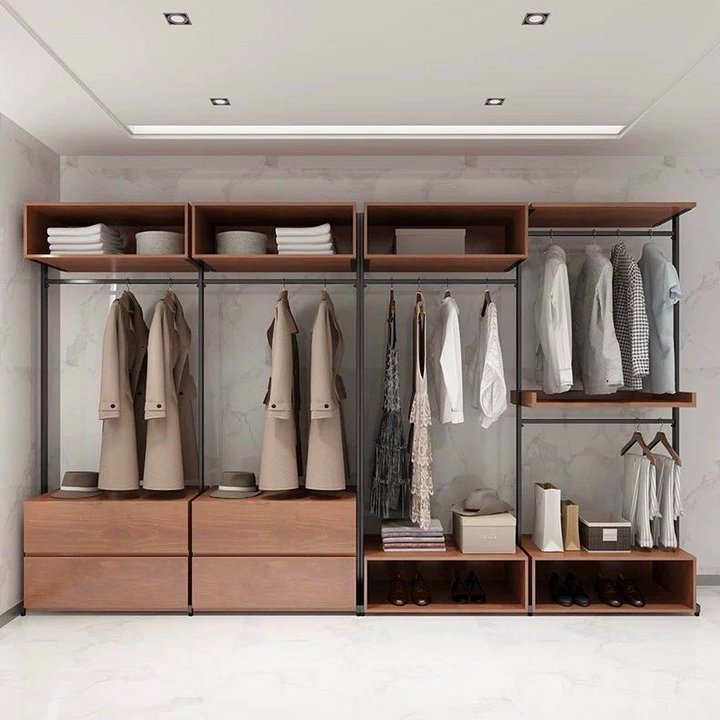 RYKTRA Modern Open Concept Wardrobe - Cassa Haus Singapore