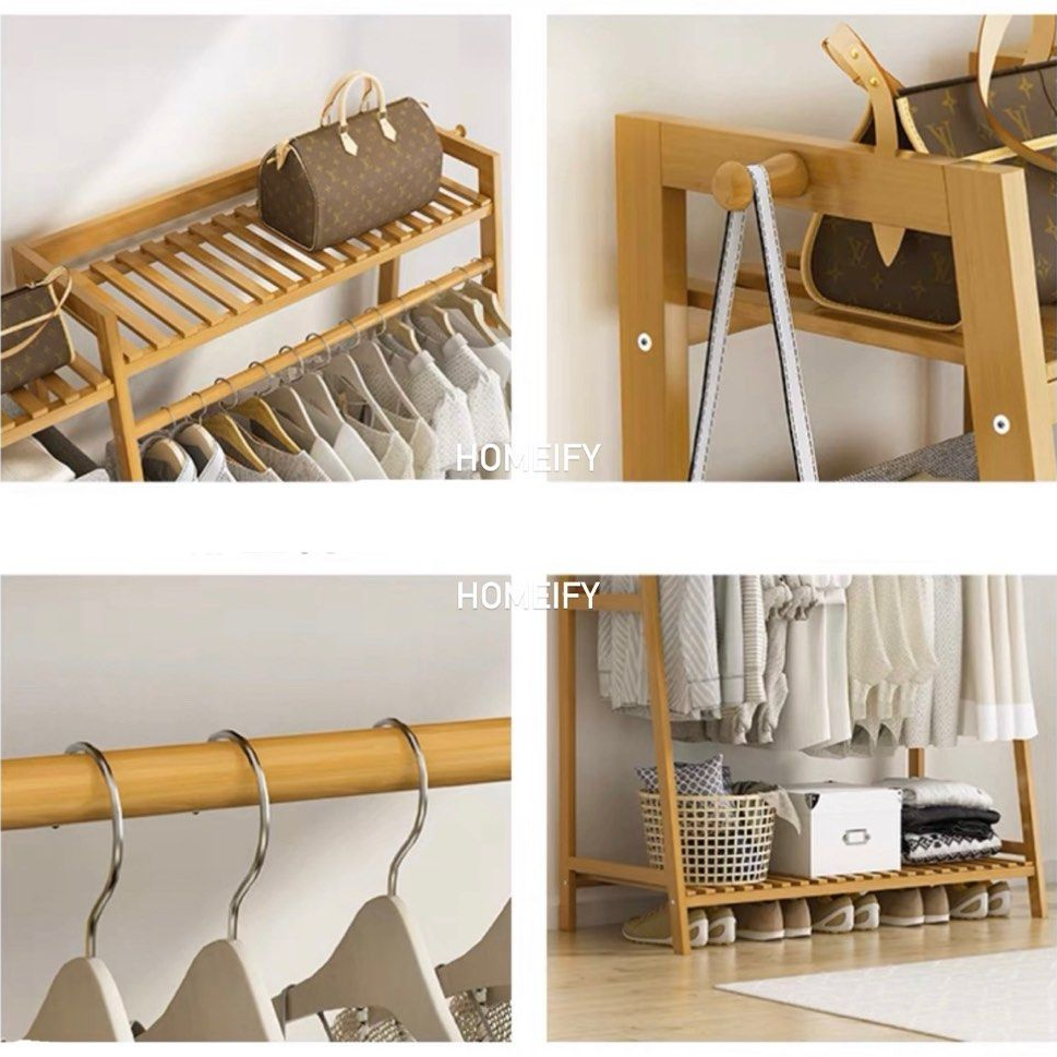 BAMKAI Modern Open Wardrobe - Cassa Haus Singapore