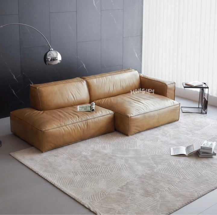 CELVENTO Modern Leather Sofa - Radical Homes Singapore