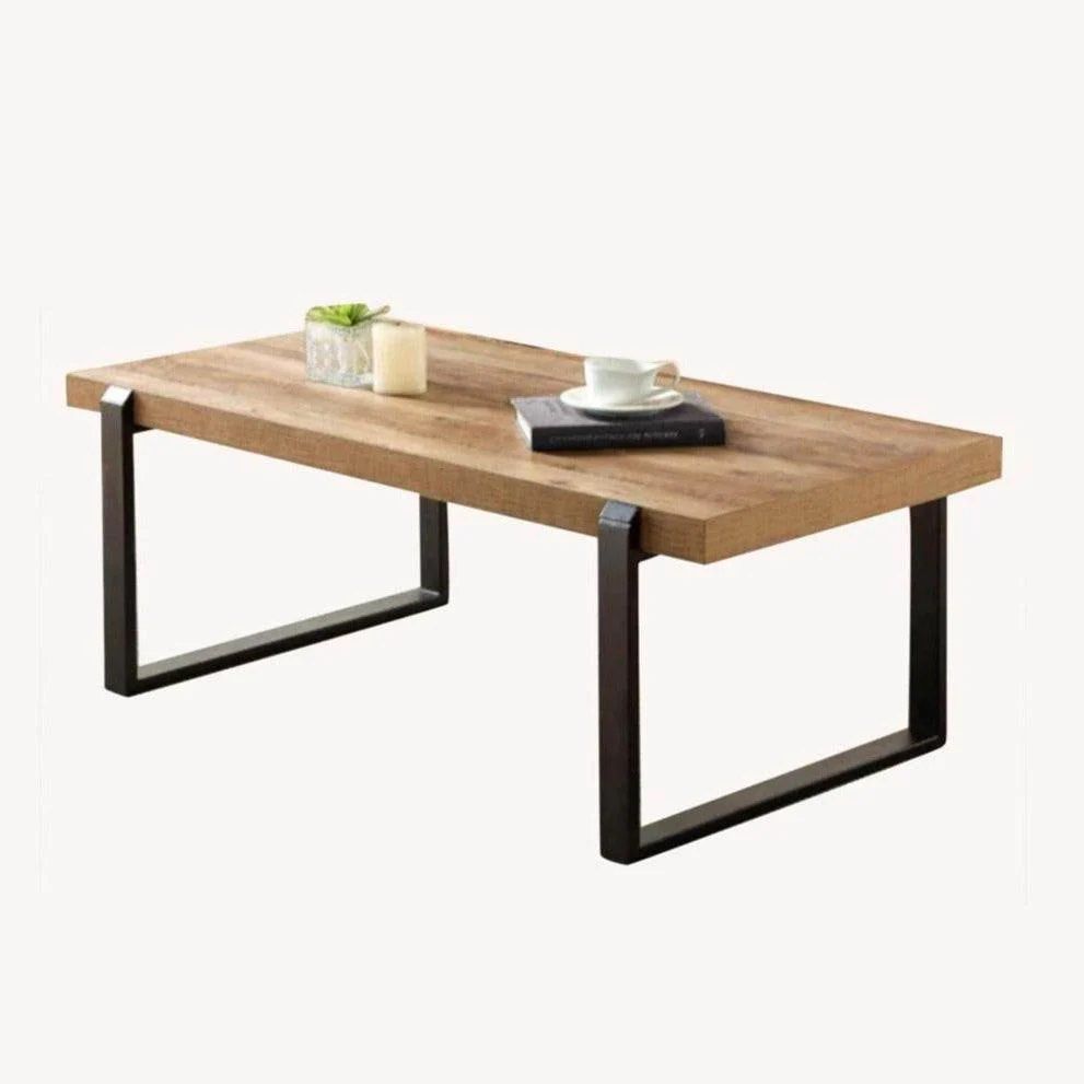 TRAVIS Wood Coffee Table - Radical Homes Singapore