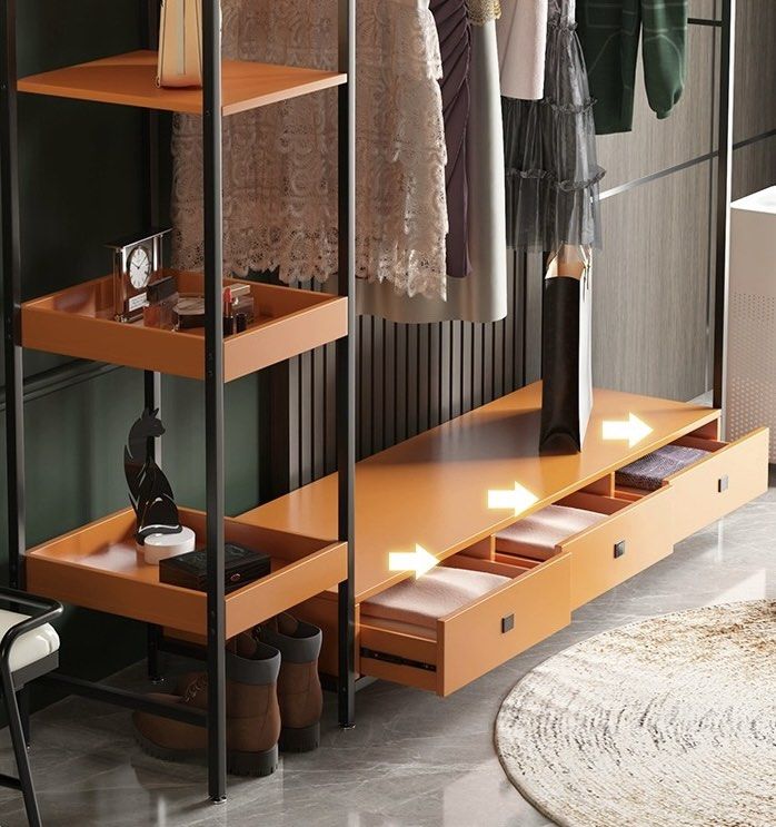 SECUNDA Modern Open Concept Wardrobe - Radical Homes Singapore