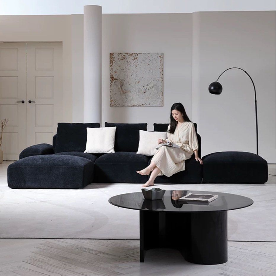 ELANTRA Modern Velvet Sofa - Radical Homes Singapore