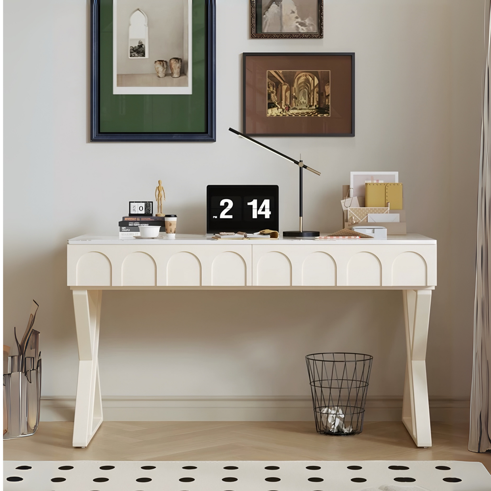 LUMINA Modern Study Table with Drawer - Radical Homes Singapore