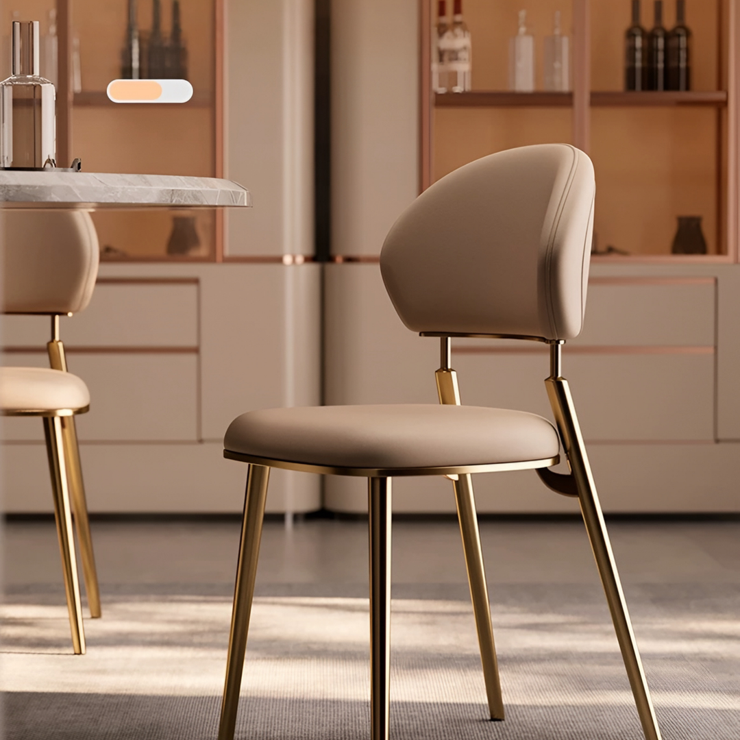 ORVENA Modern Leather Dining Chair - Cassa Haus Singapore