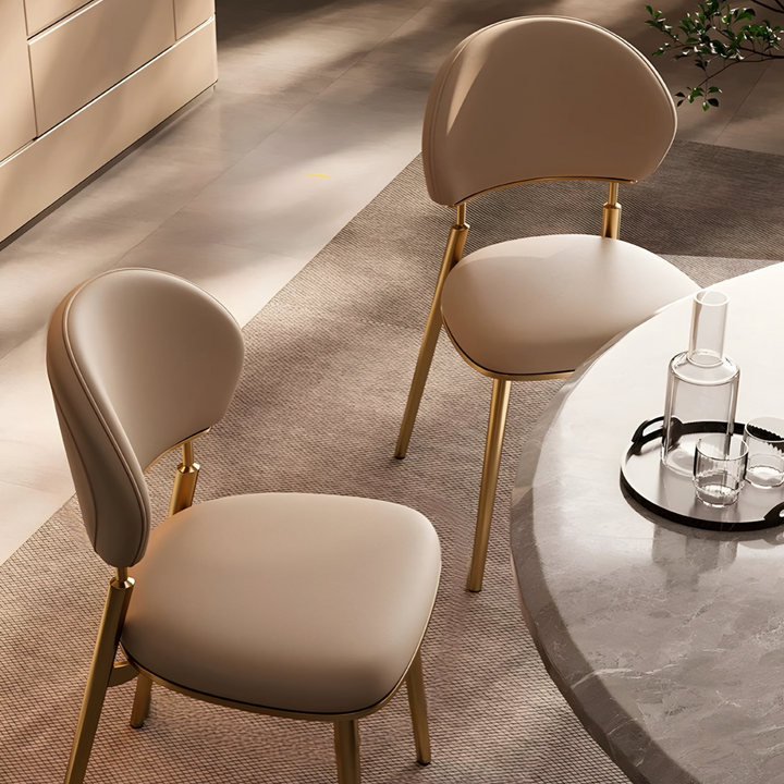 ORVENA Modern Leather Dining Chair - Cassa Haus Singapore
