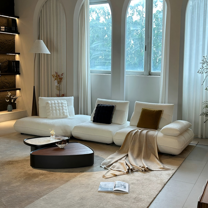 BOKI Modern Electric Boucle Sofa