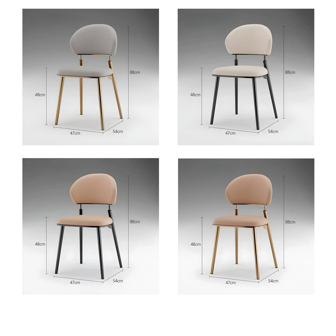 ORVENA Modern Leather Dining Chair - Cassa Haus Singapore