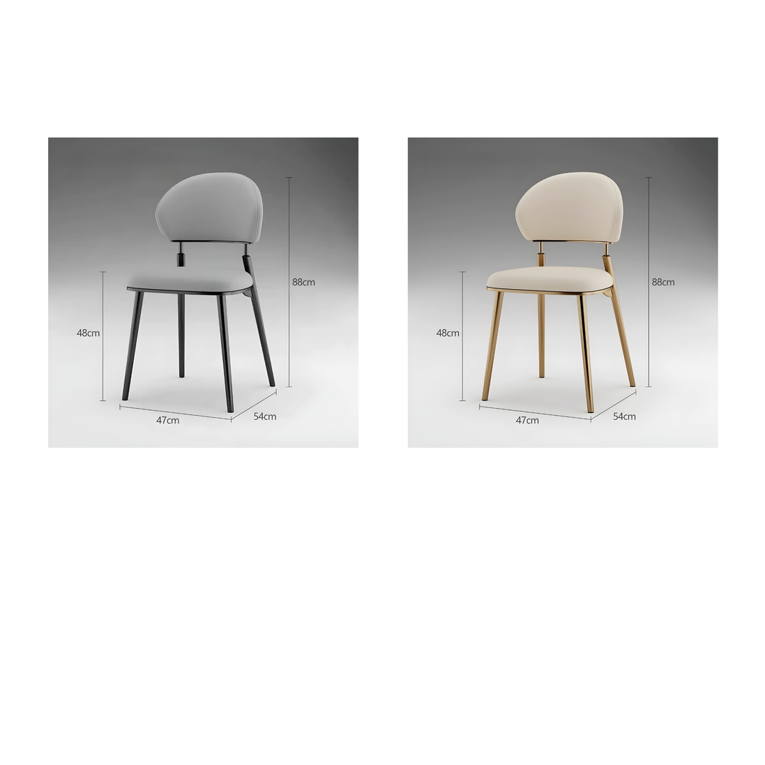 ORVENA Modern Leather Dining Chair - Cassa Haus Singapore