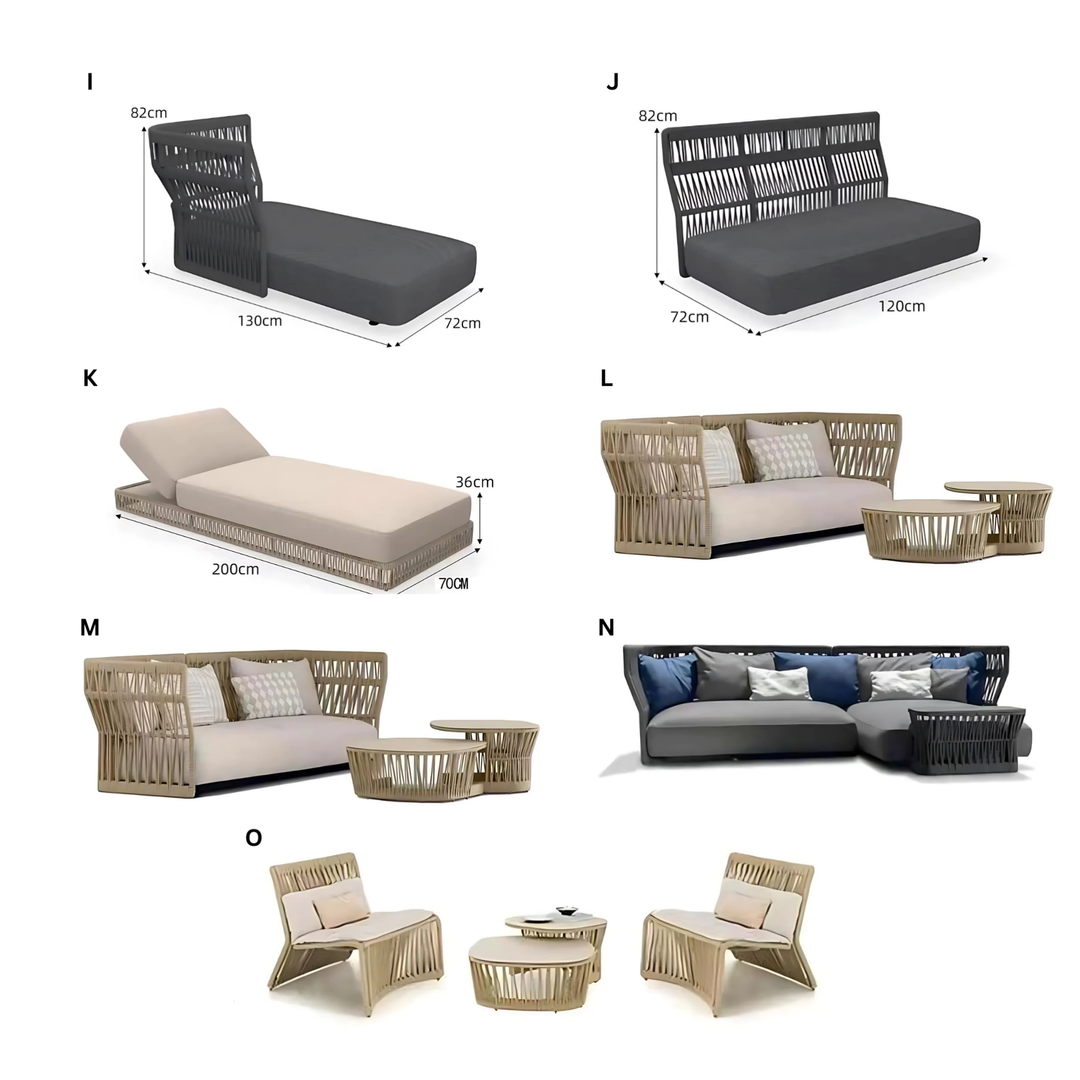 SOLARO Outdoor Rattan Sofa - Radical Homes Singapore