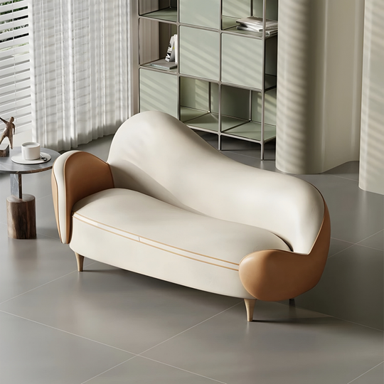 LOMI Modern Leather Sofa - Cassa Haus Singapore