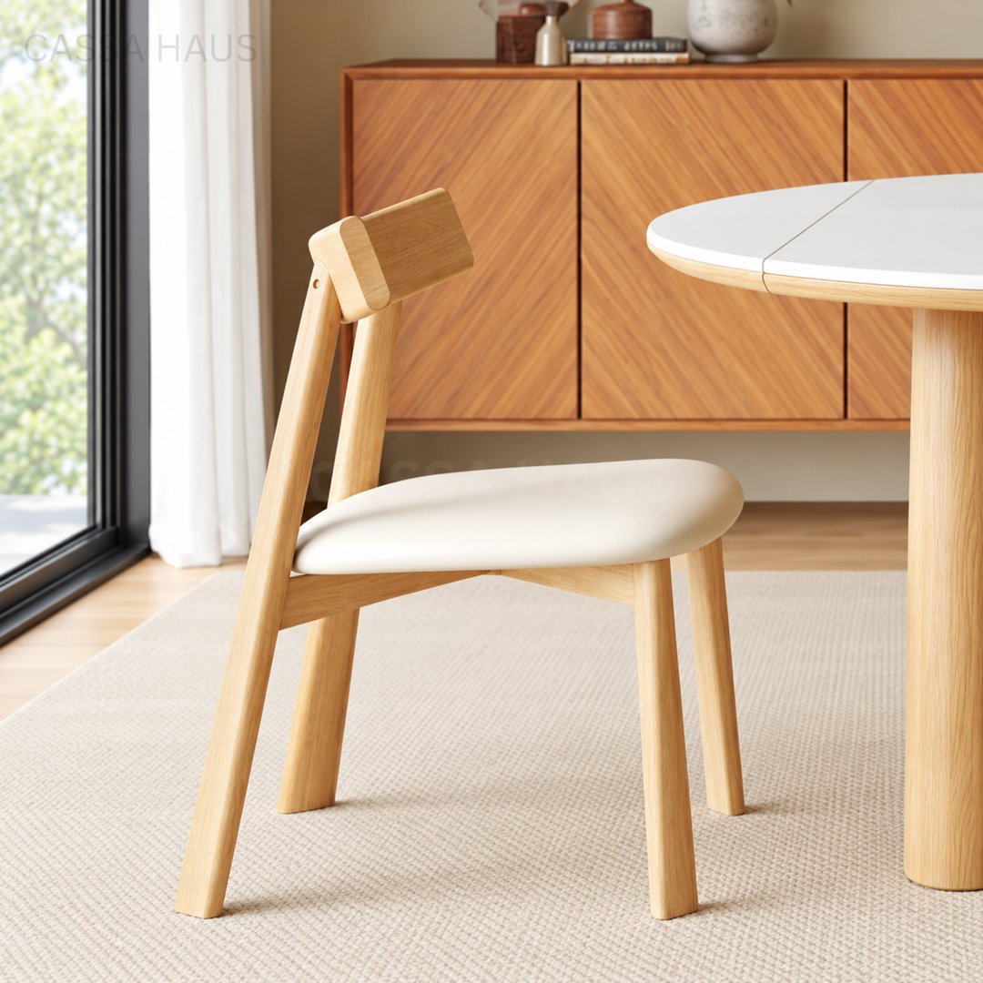 MILA Modern Sintered Stone Extendable Dining Table - Cassa Haus Singapore