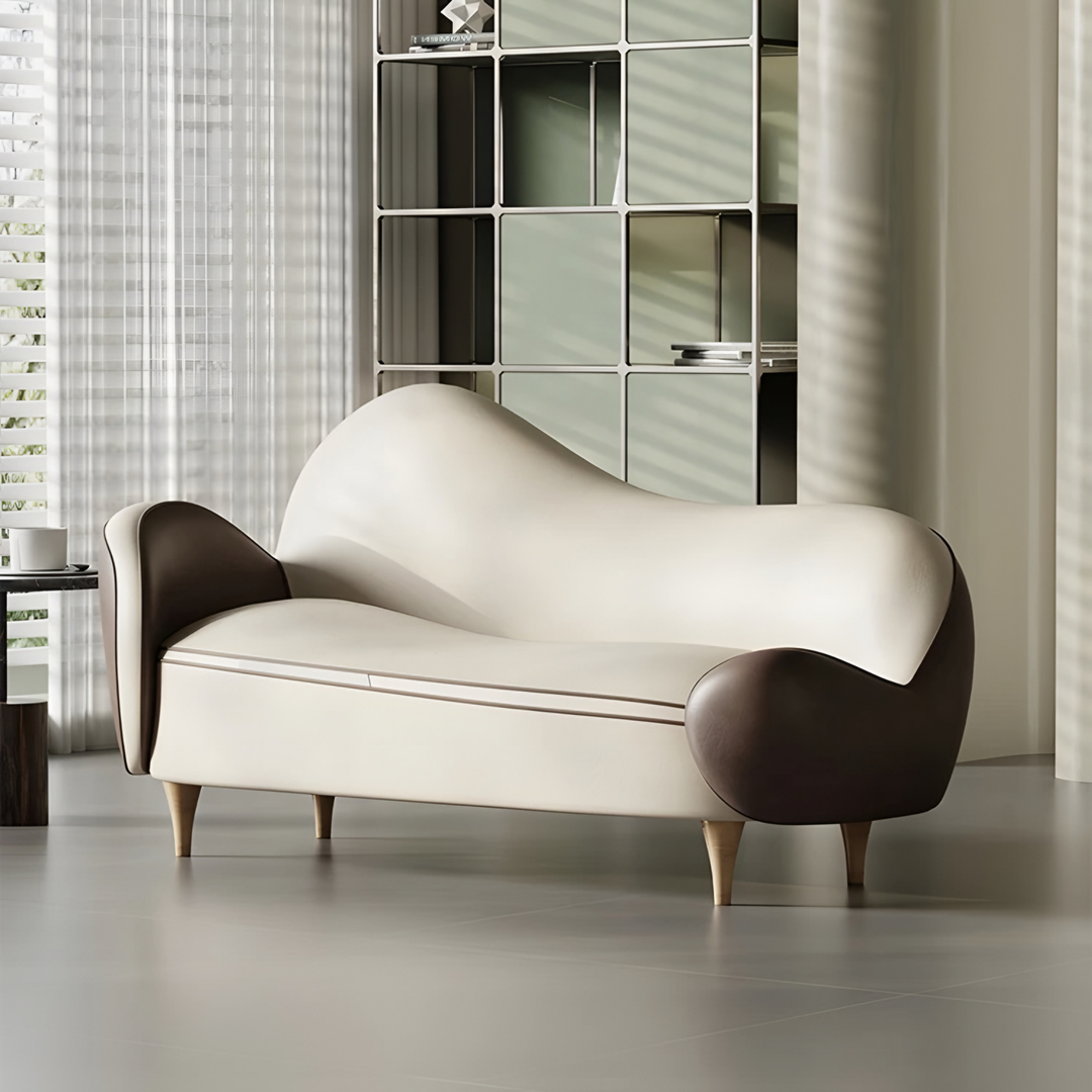 LOMI Modern Leather Sofa