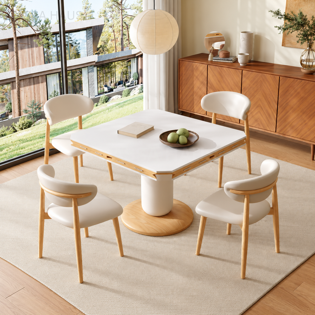 MILA Modern Sintered Stone Extendable Dining Table - Cassa Haus Singapore
