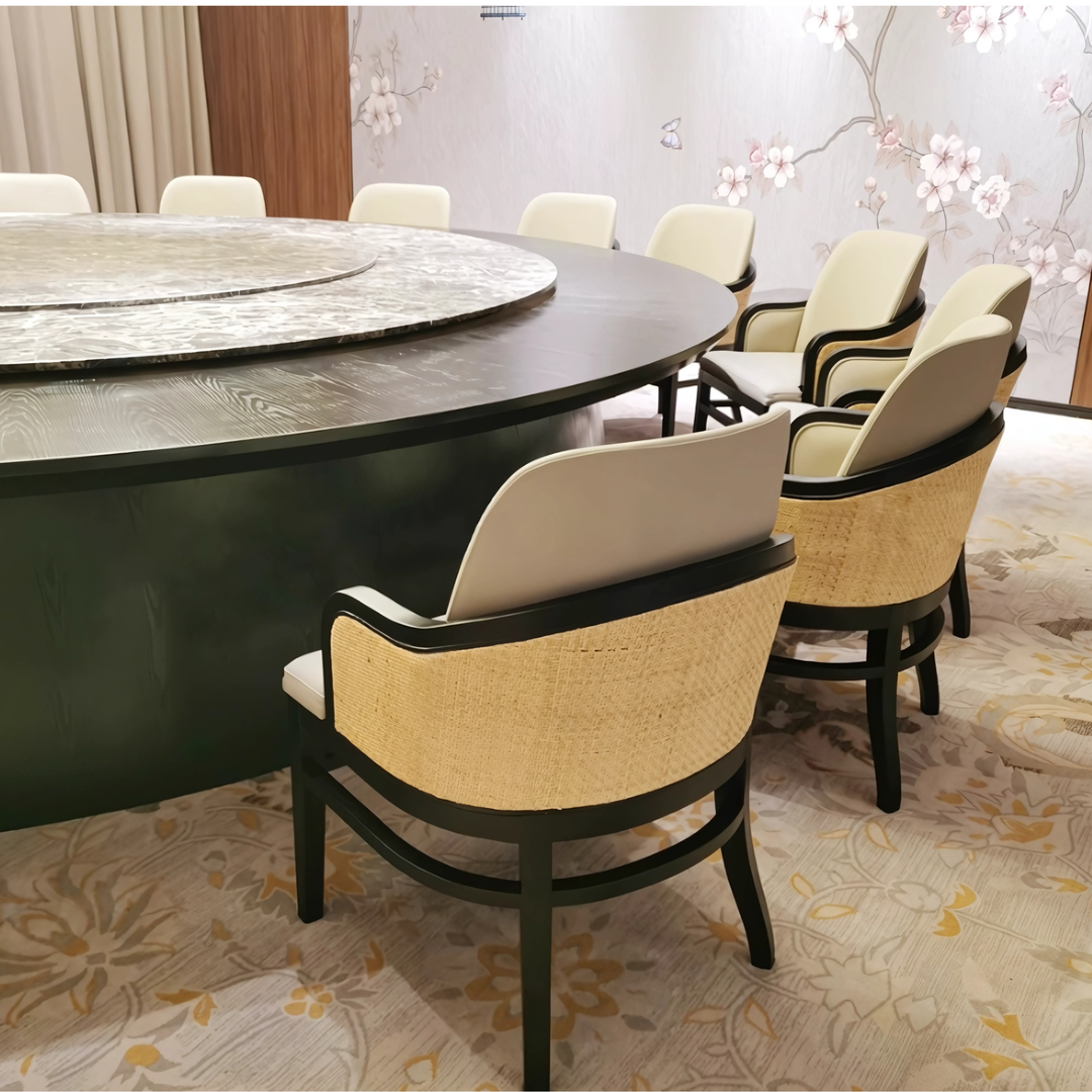 AURELIA Modern Rattan Dining Chair